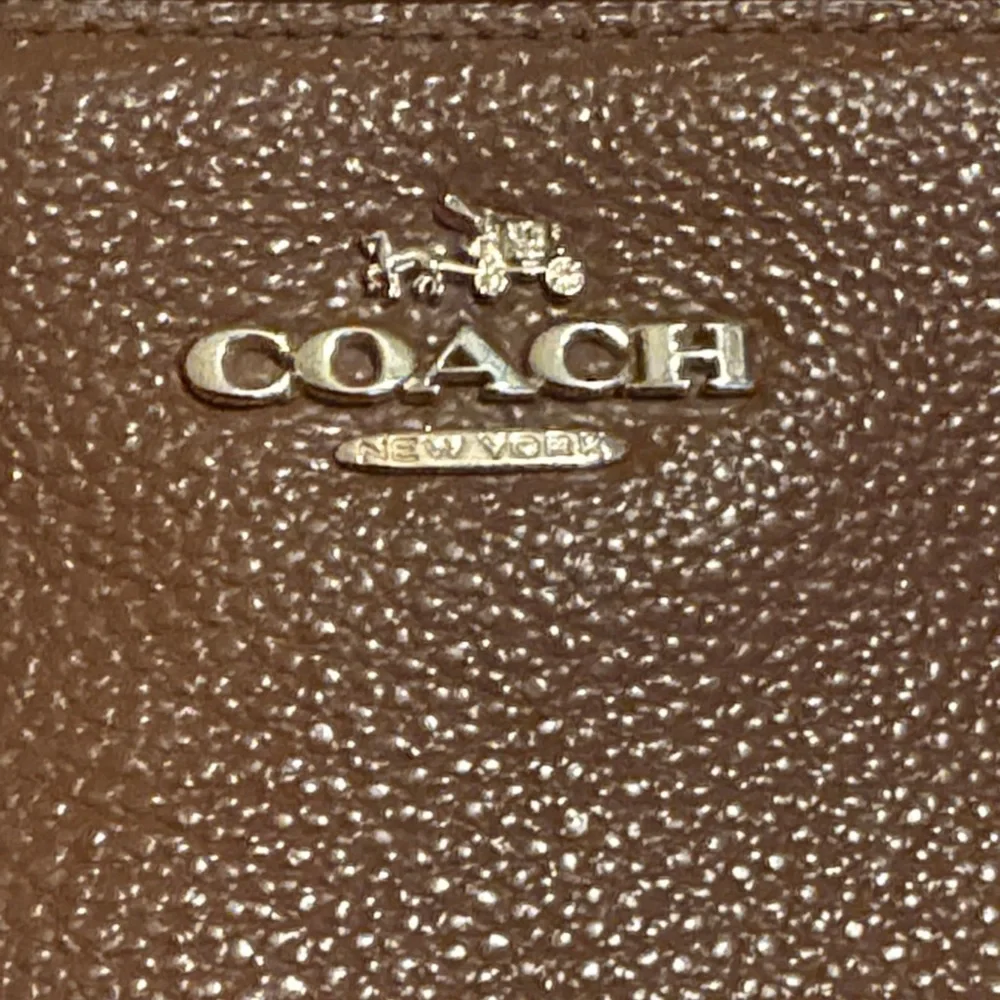 Coach Leather Crossbody in Warm Brown with Gold Hardware - Picture 13 of 17